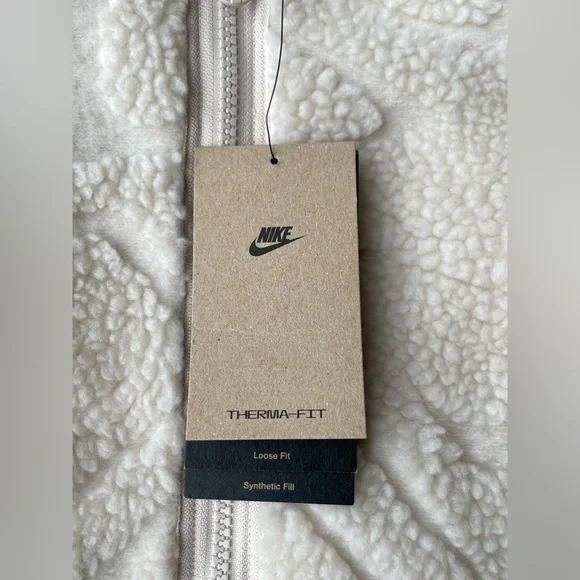 Nike Therma Fit Sherpa Jacket Coat Women’s SMALL NEW Parka Christmas Holiday - Picture 6 of 12